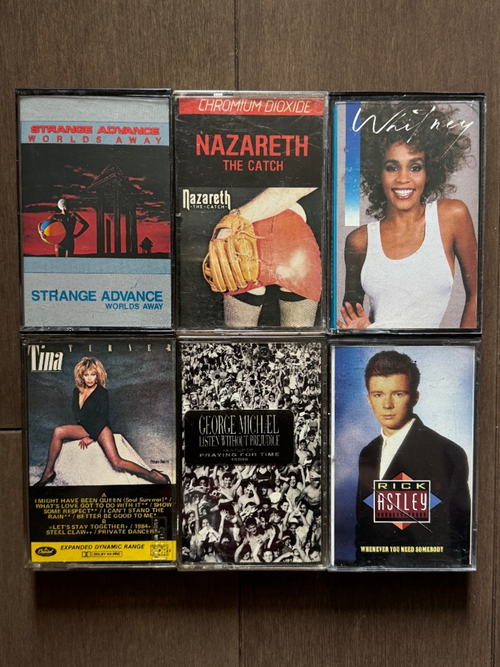 80s Pop Rock Cassette Tape Bundle Lot (6 Cassettes)